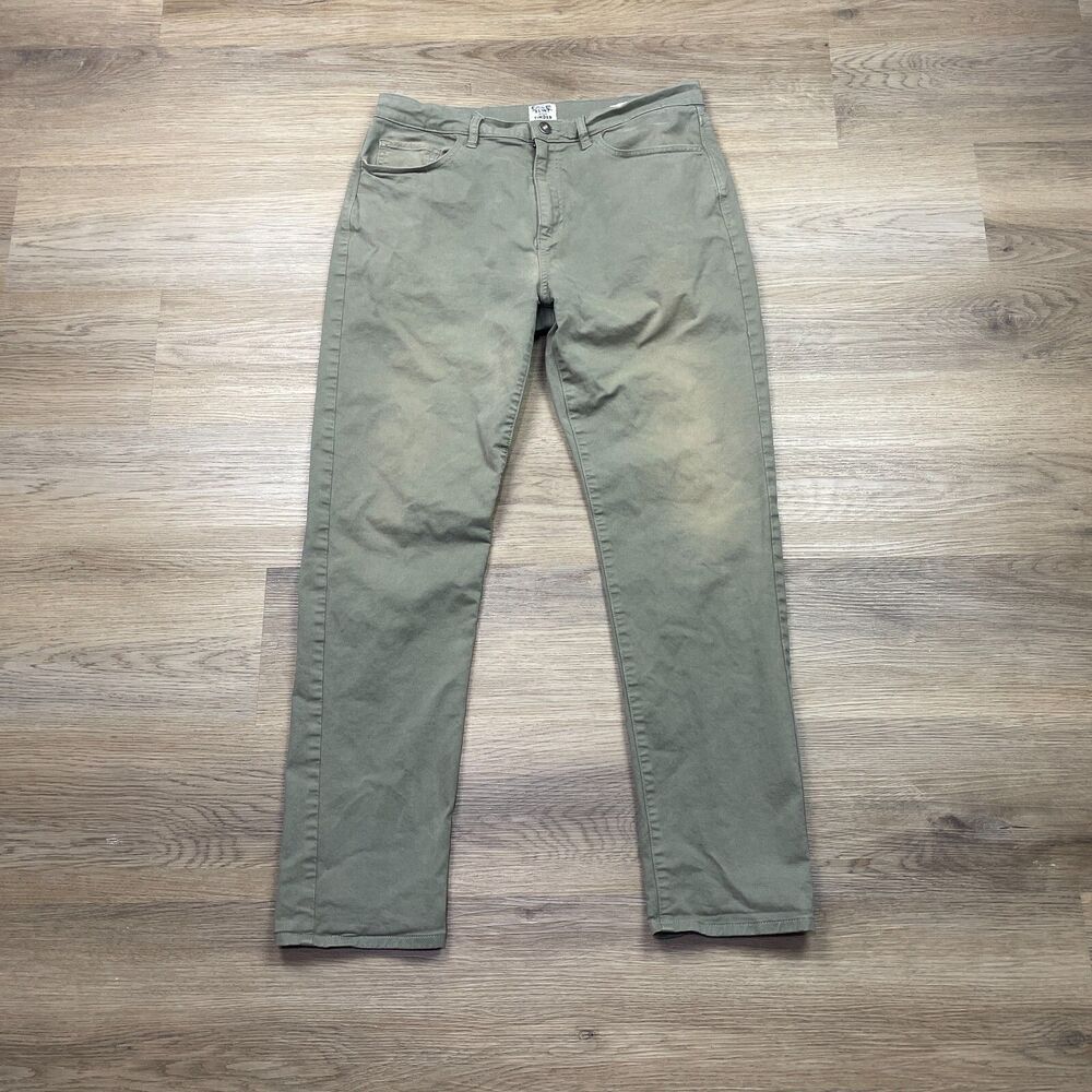 Flint  Tinder Pants Mens 33x30 Green 365 HB Athletic Tapered Fit Stretch